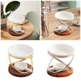 thumbnail image 2 of Versatilitys Wax Melt Warmer Tealight Candle Holder Essential Oil Diffuser Perfect For Office, Patio, And Garden Space silver, 2 of 4