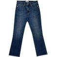 thumbnail image 2 of MSRP $69 O A T NEW YORK Women's Contemporary Wash Boot Crop Blue Size 31, 2 of 2