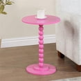 thumbnail image 1 of Classic Accents Venetian Islands Spindle Table in Pink Wood Finish, 1 of 11