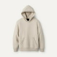 thumbnail image 3 of Men's Cotton Hoodie with Pocket Loose Casual Pullover Hooded Sweatshirt Colorblock Fashion Winter Fall Tops (XS, White), 3 of 3