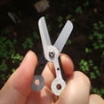 thumbnail image 3 of Outdoor Survival Pocket Edc Stainless Steel Anti-lost Scissor Tool Key Chain S1X5, 3 of 6