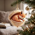 thumbnail image 4 of DIY Acrylic 2D Pearl Painting Christmas Ornament Kit for One Hanging Decoration, Sparkling Holiday Craft Project for Christmas Tree or Window Display and Handmade Gift Making, Style A, 4 of 6