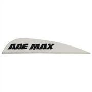 Arrow Fletching Vanes AAE Max Stealth Vane White Fletches ( 40 Pack ) Bow Hunting