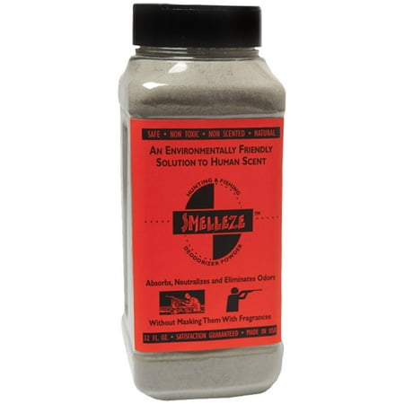 SMELLEZE Natural Human Scent Remover Deodorizer: 2 lb. Powder Gets Hunting Scent Out