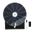 thumbnail image 1 of KLKCMS Roue Rotative pour Prix Roue de Fortune Plateau Tournant de Prix de Table pour Activités Promotionnelles de Boutique Supermarché Pub Accessoires de Fête Noir, 1 of 9