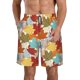 thumbnail image 1 of Balery Fall Maple Leaves Traje de Baño Estilo Hawaiano para Hombre, Shorts de Secado Rápido con Bolsillos-X-Large, 1 of 6