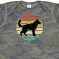 thumbnail image 4 of Inktastic German Shepherd Silhouette Vintage Retro Boys or Girls Baby Bodysuit, 4 of 5