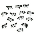 thumbnail image 4 of 30pcs N Scale Cows Model 1:150 Model Railway Painted Farm Animals Model Scene, 4 of 15