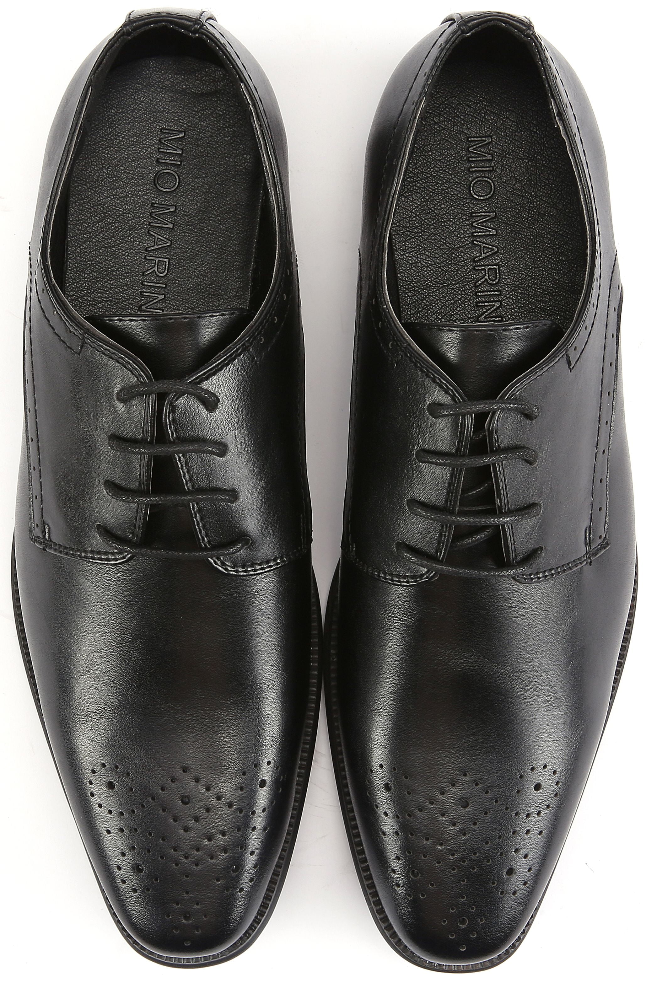Mio Marino Men's Pinned Oxford Dress Shoes