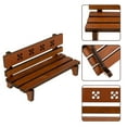 thumbnail image 5 of Banc de Jardin Miniature Micro Banc de Jardin Mini Banc de Parc de Jardin Accessoires pour Mini Maison, 5 of 5