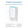 thumbnail image 3 of Plug-in Negative Ion - Smart Bactericidal Odor Removal Device, Reduces PM2.5 &, Quiet Energy-Saving for Home Office, BPA-Free HEPA-Style Air Cleaner, 2.36*2.56*3.94in, 3 of 8