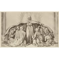 thumbnail image 2 of Eduard Von Steinle 18x13 Gold Ornate Wood Frame and Double Matted Museum Art Print Titled - Maria Schirmer of Christianity (Around 1900), 2 of 4