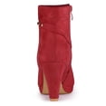 thumbnail image 2 of Unique Bargains Bottines à Talon à Bout Rond à Fermeture Éclair pour Femmes, 2 of 8