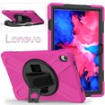 thumbnail image 4 of XYX Case for Lenovo Tab P11 Plus/Tab P11 11.0 inch Released 2021 with 360 Degree Rotating, Hand Strap, Shoulder Strap, Rose, 4 of 7