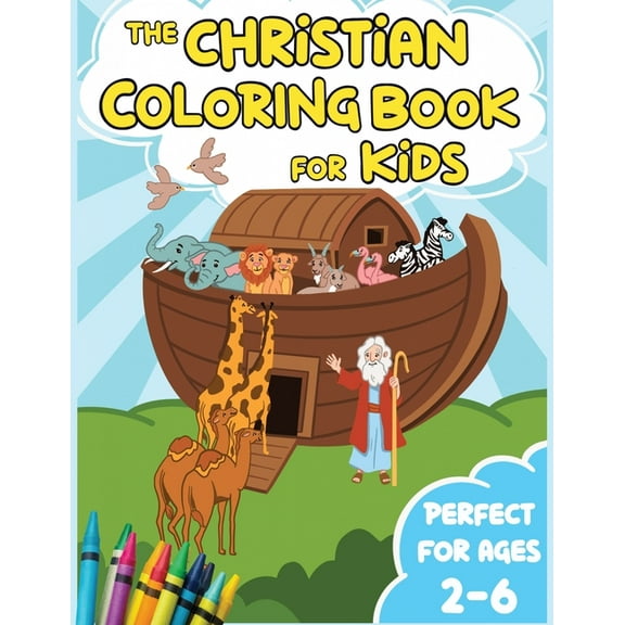 The Christian Coloring Book for Kids: Iconic Bible Stories from the Old and New Testament, (Paperback)