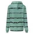thumbnail image 3 of YYDGH Women's Fashion Hoodies Sweatshirts Drawstring Long Sleeve Oversized Hoodies Dye Hoodies Pullover Sweatshirt with Pocket Green M, 3 of 4