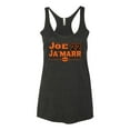 thumbnail image 2 of Wild Bobby Cincinnati Football Joe Ja'Marr 22 Sports Women Tri-Blend Racerback Tank Top, Vintage Black, X-Large, 2 of 5