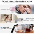 thumbnail image 4 of Case for AirPods Pro 3rd Generation with Phone Holder Compatible with Back Magnetic Suction Function Suitable for AirPods Pro 3 Protective Case, 4 of 6