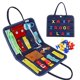thumbnail image 1 of Tablero de juego sensorial Montessori para niños pequeños, juguete sensorial plegable, tablero de actividades, aprendizaje educativo, 1 of 5