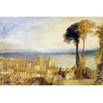 thumbnail image 2 of Turner, Joseph M.W. 18x13 Gold Ornate Wood Framed with Double Matting Museum Art Print Titled - Arona, Lago Maggiore, 2 of 4