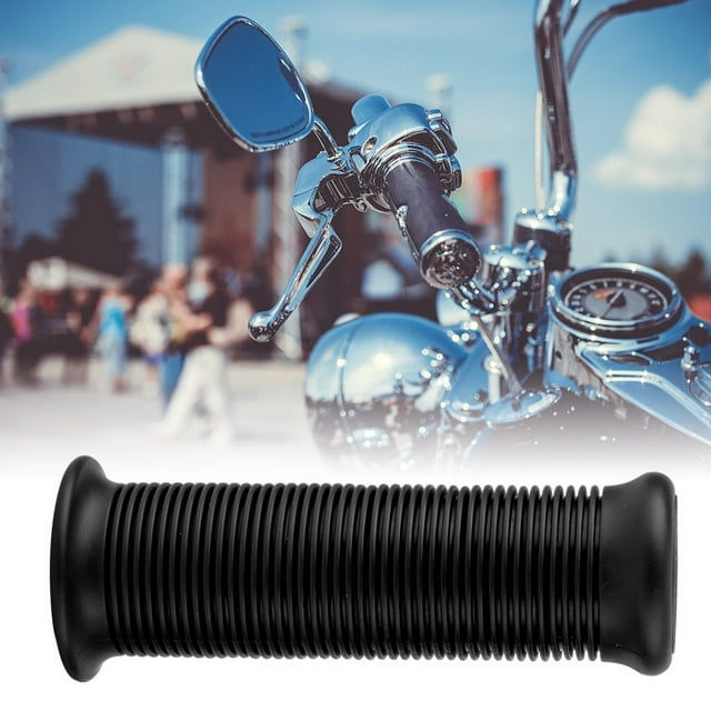 Garosa Paire de 1inch 25mm Universel Moto Vintage TPU Poignée Poignée de Guidon, Poignée de Poignée, Poignées de Guidon