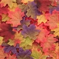 thumbnail image 4 of SSBSM 50Pcs Artificial Autumn Maple Leaves Wedding Party Scrapbooking Decor Photo Prop, 4 of 8