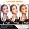 thumbnail image 4 of Espejo de maquillaje WOOCICA con aumento de 20 aumentos con luz de 9 pulgadas y 80 LED, 4 of 7