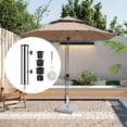 thumbnail image 6 of Universal Granite Umbrella Stand Tube Outdoor,Stone Umbrella Stainless Steel Tube Base, Heavy Duty Marble Flag Pole Stake Holder,Table Umbrella Tube Bracket,DIY Metal Tube Umbrella Mount, 6 of 10