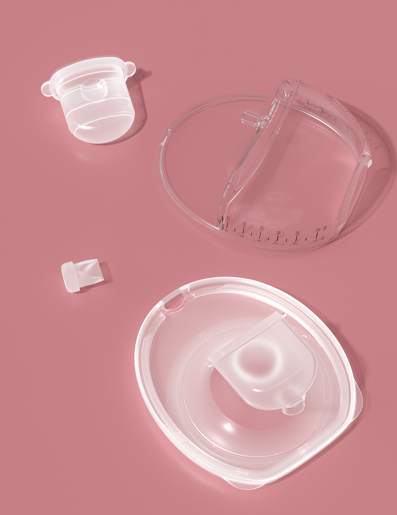 Moble style replacement milk collector set