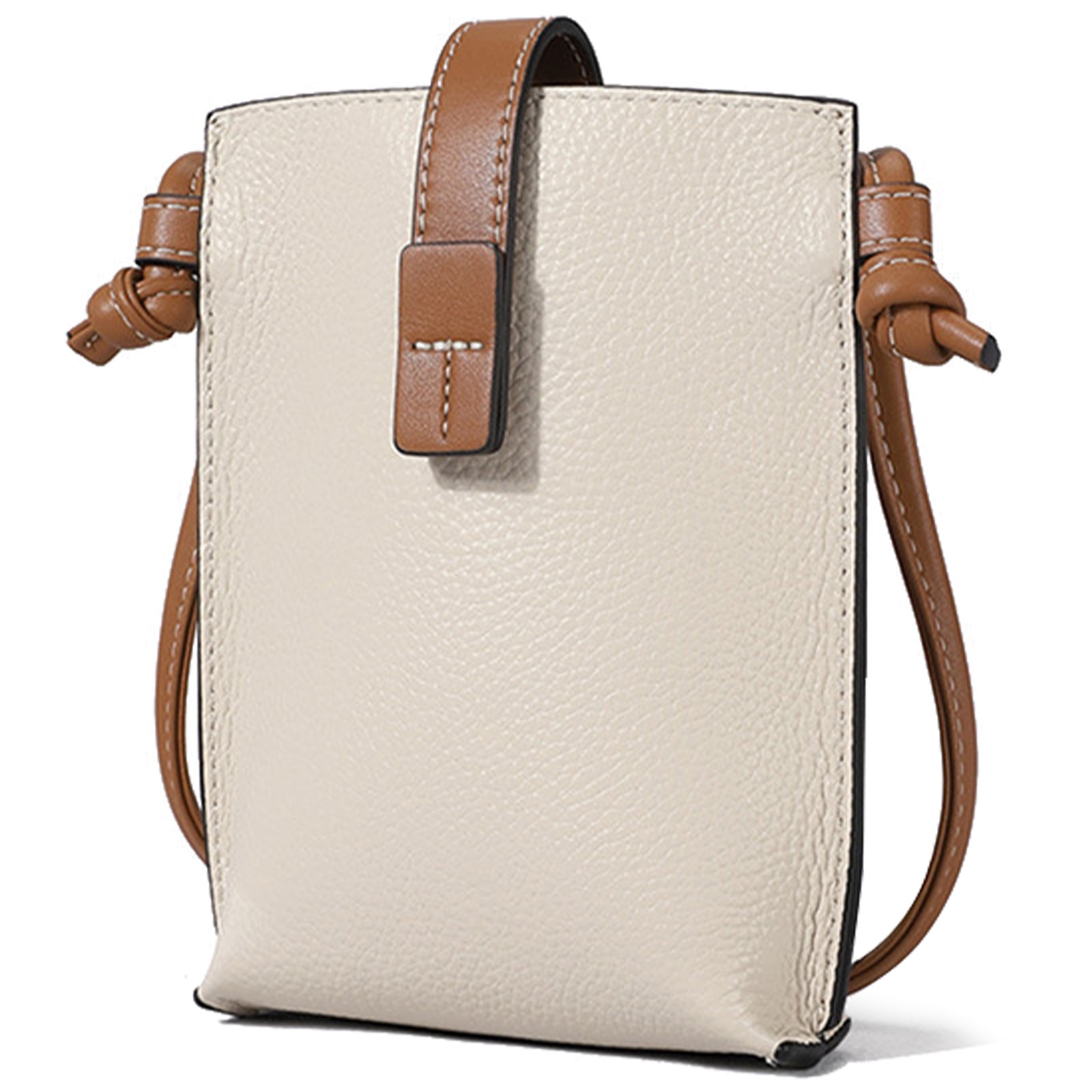 KALUNMA Vegan Leather Small Crossbody Bags for Women Snap Cell Phone Bag Purses Adjustable Strap