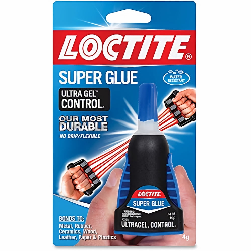Loctite 1363589 Super Glue Ultra Gel Control Adhesive, 4g Bottle (Pack of 24)