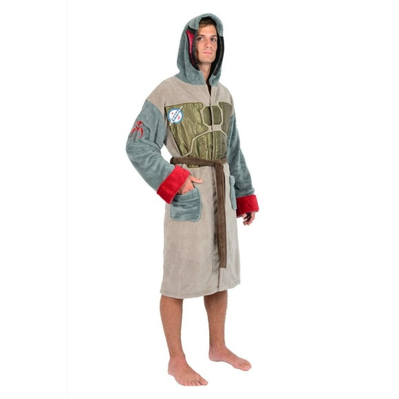 Albornoz Factory Star Wars Boba Fett para hombre, suave felpa