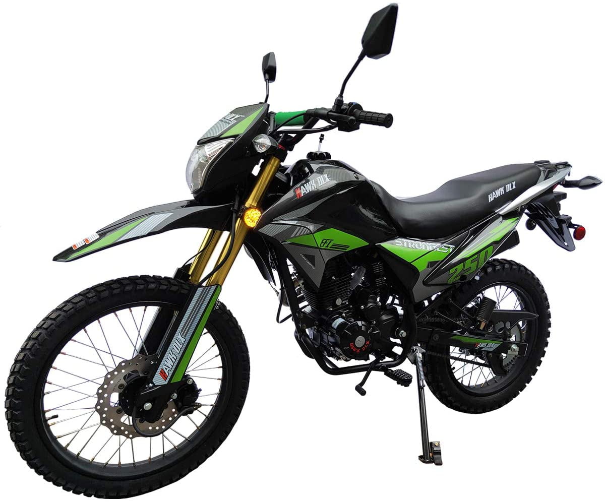 RPS Hawk DLX 250 EFI Fuel Injection 250cc Endure Dirt Bike Motorcycle Bike Enduro Hawk Deluxe Dirt Bike Bike Motorcycle for adults and youth - Choose your color