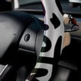 thumbnail image 5 of Christmas 14.5 Inch Printing PVC Leather Auto Accessories Car Wheel Covers Steering Wheel Cover, 5 of 6