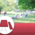 thumbnail image 6 of Picnic Table Cover with Bench Covers Fitted Tablecloth, 3-Piece Set Table Clothes for 6 Foot Rectangle Tables Oxford Cloth Backing with Elastic Edge Red, 6 of 6