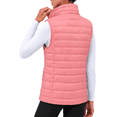 thumbnail image 4 of Fantaslook Duck Down Womens Puffer Vest Packable Quilted Sleeveless Zip Up Coat Water-Resistant Winter Outerwear with Pockets, 4 of 9
