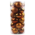 thumbnail image 1 of Ofertas de liquidación de hoy: 24 bolas navideñas, adornos colgantes para árbol de fiesta, color bronce., 1 of 1