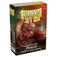 thumbnail image 1 of Arcane Tinmen ATM15153 Japanese Size Dragon Shield Matte Dual Peach Deck Protector, 60 Sleeves, 1 of 4