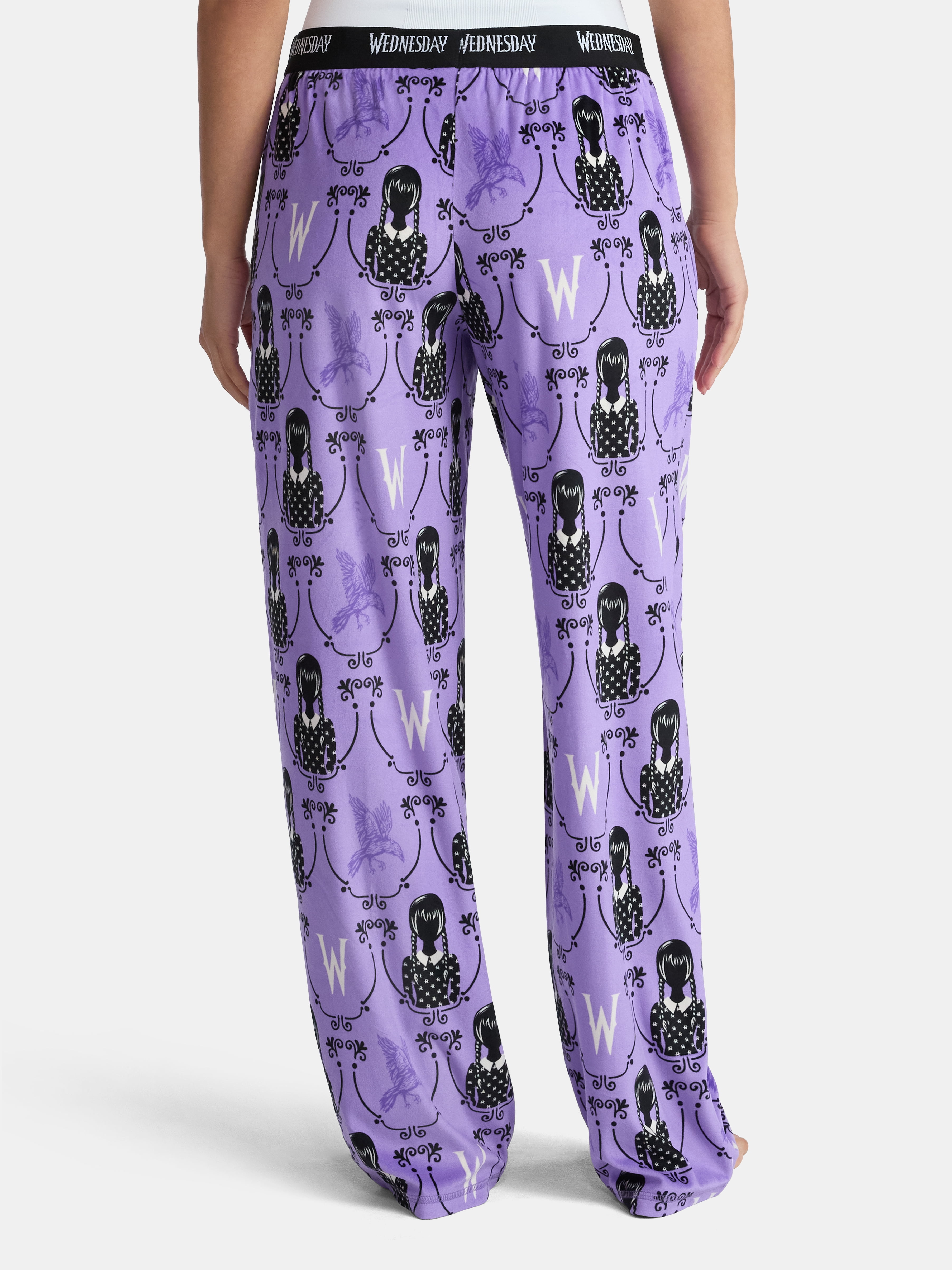 Wednesday Addams Women’s Pajama Pants, Sizes XS-3X