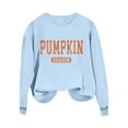 thumbnail image 6 of Bovemsi Womens Sweatshirts Pumpkin Season Sweatshirt Crewneck Long Sleeve Fall Shirt Halloween Holiday Pullover Fashion Outfits 2025 Clothes, 6 of 6