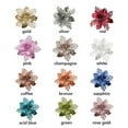 thumbnail image 6 of CreativeArrowy Christmas Decorations Glitter Flower 9CM PE+ Gold Onion Powder 10 Pcs PE 10pcs More Color Fake Flowers, 6 of 11