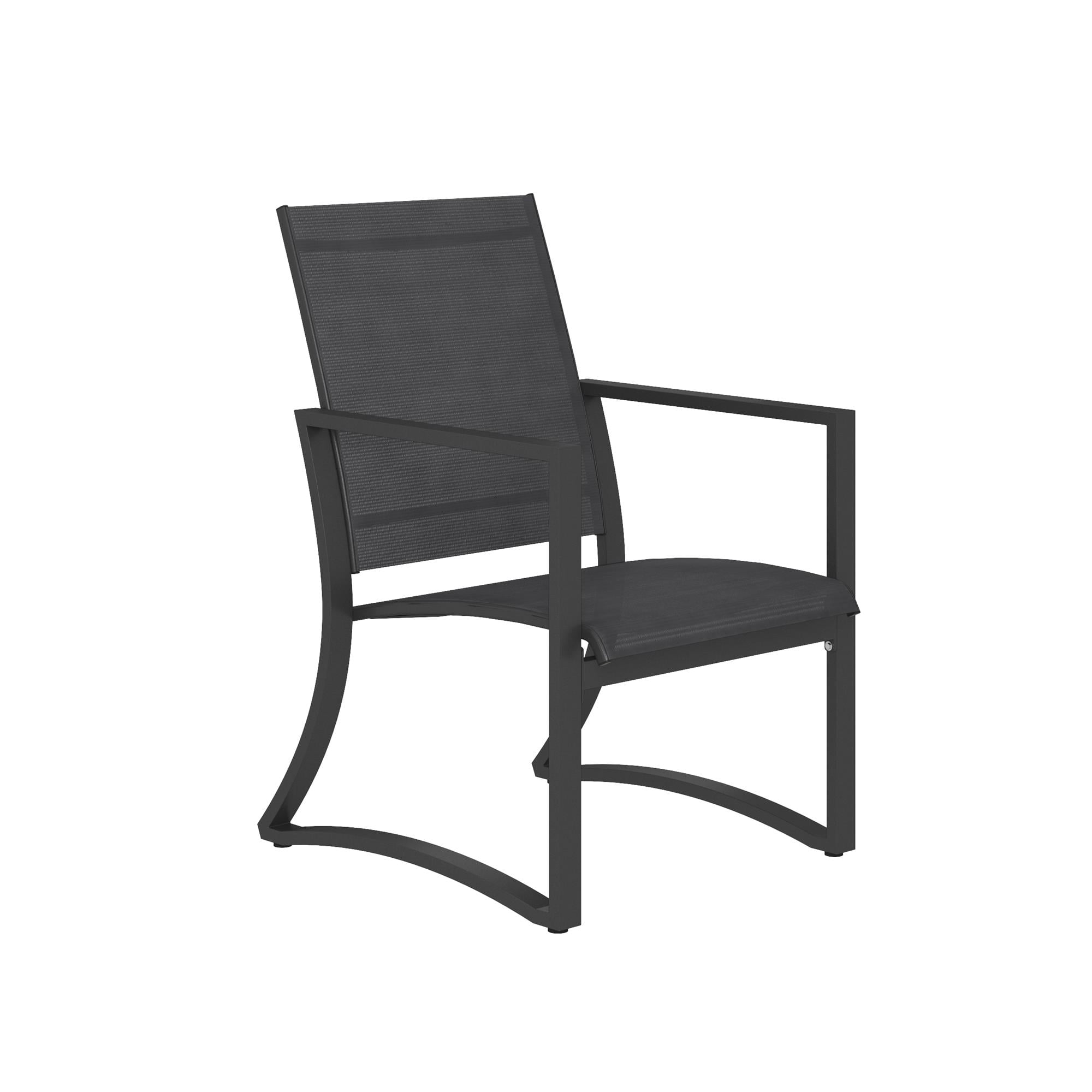 COSCO Outdoor Furniture, Patio Dining Chairs, 6 pack, Steel, Navy Sling