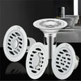 thumbnail image 2 of Stainless Steel Floor Drain 10cm Round Anti Odor Quick Drainage Shower Strainer Simple Install for Bathroom & Kitchen, 2 of 6