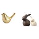 thumbnail image 1 of Figura de pájaros,Figura de pájaro dorado,decoración del hogar,estatua de animal,Estatuas decorativas de pájaros pequeños como accesorios de exhibición,Estatua de cerámica,Juego de, 1 of 8