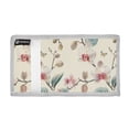 thumbnail image 2 of JIALIOU Nylon Trifold Card Wallet with ID Window Zipper Pocket for Men Women Teen Orchid Flower and Butterfly, 2 of 7
