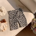 thumbnail image 3 of JIAYUE Kids Girls Casual Shorts Leopard Printed Playwear Stretchy Fit Elastic Waist Straight Leg Comfortable Soft Summer Breathable Everyday Bottoms, 3 of 3