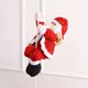 thumbnail image 3 of Cartoon Santa Doll Pendant Christmas Tree Decorations Funny Santa Claus Climbing On Rope Plush Doll Toy For Home Wall Window, 3 of 5