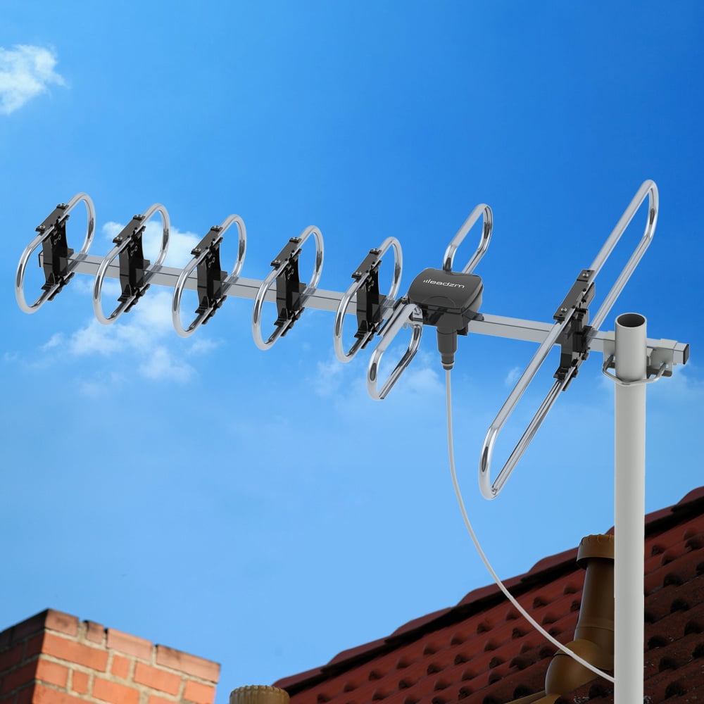 TV Antenna Outdoor HDTV Antenna with Over 60 Mile Range Attic or
