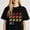 Black-2, variant on Cute Turtle Graphic for Kids Fun School themed Casual Tee print T Shirt