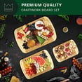 thumbnail image 4 of Royal Craft Wood Bamboo Cutting Board Set of 3 – Wooden Cutting Boards for Kitchen, Large Cutting Board Set of Wood Cutting Boards for Kitchen, Food Prep for Meat, Cheese & and Vegetables, 4 of 7